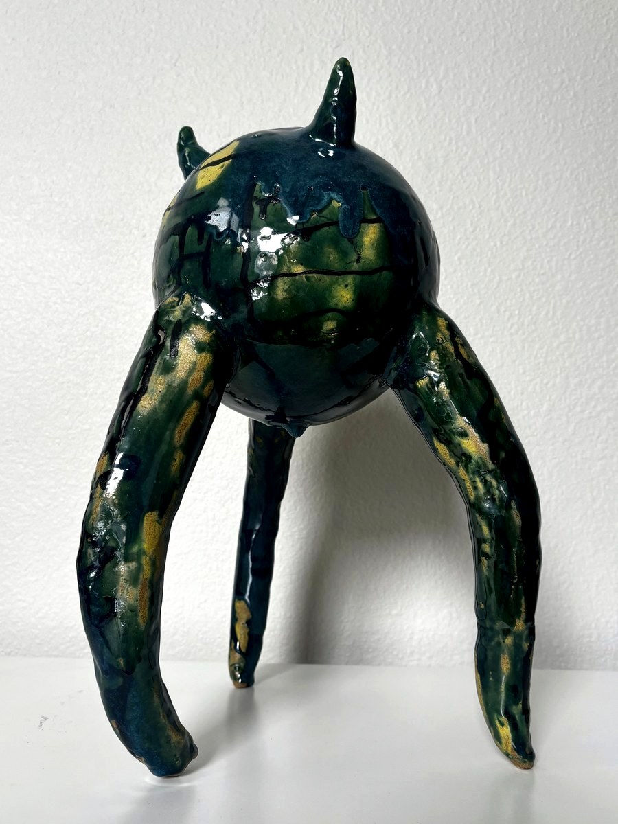 I Was Never There ceramic sculpture view